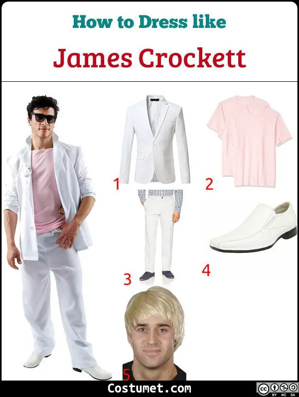 James Sonny Crockett (Miami Vice) Costume for Cosplay & Halloween 2023